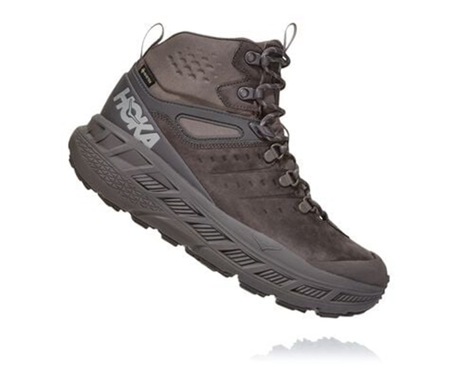 Chaussure Randonnée Hoka One One Stinson Mid Gore-Tex Homme - Marron - SNL-469703